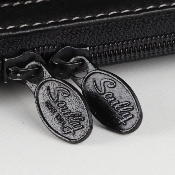 Scully Leather Personal Clutch Black Leather - Picture 6 of 12